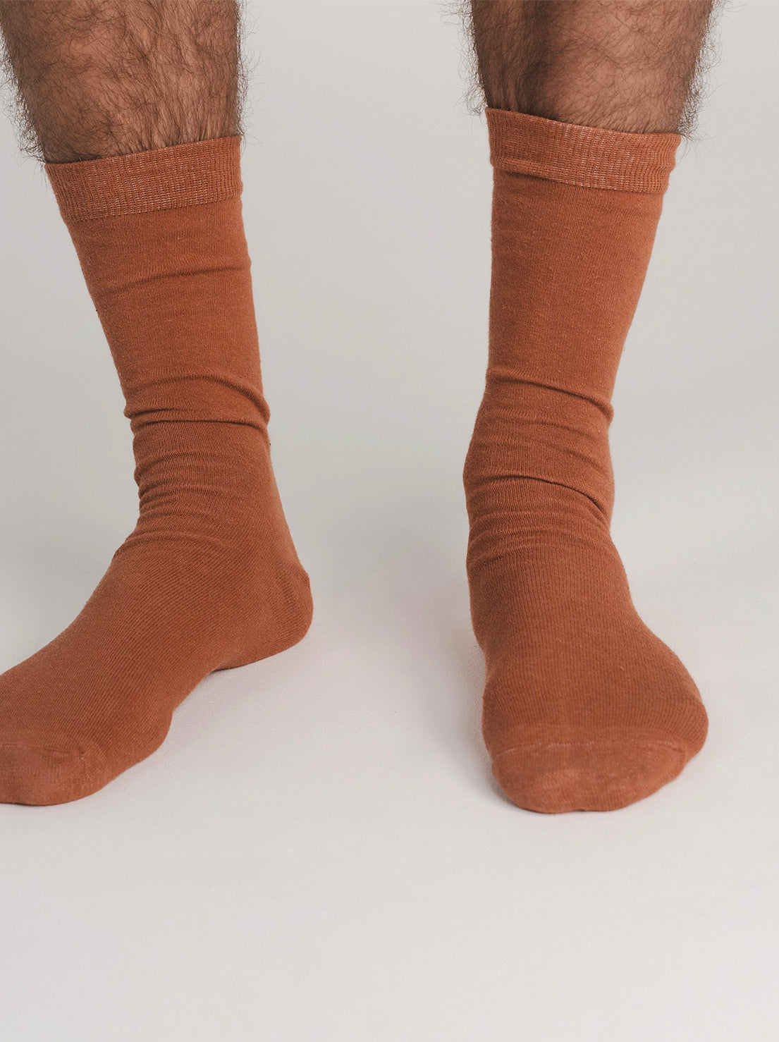 Hemp Clothing Australia - Daily Socks Thin - Rust