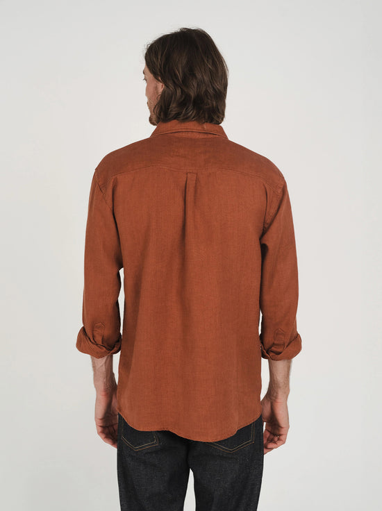 Hemp Clothing Australia - Heritage Shirt - Rust