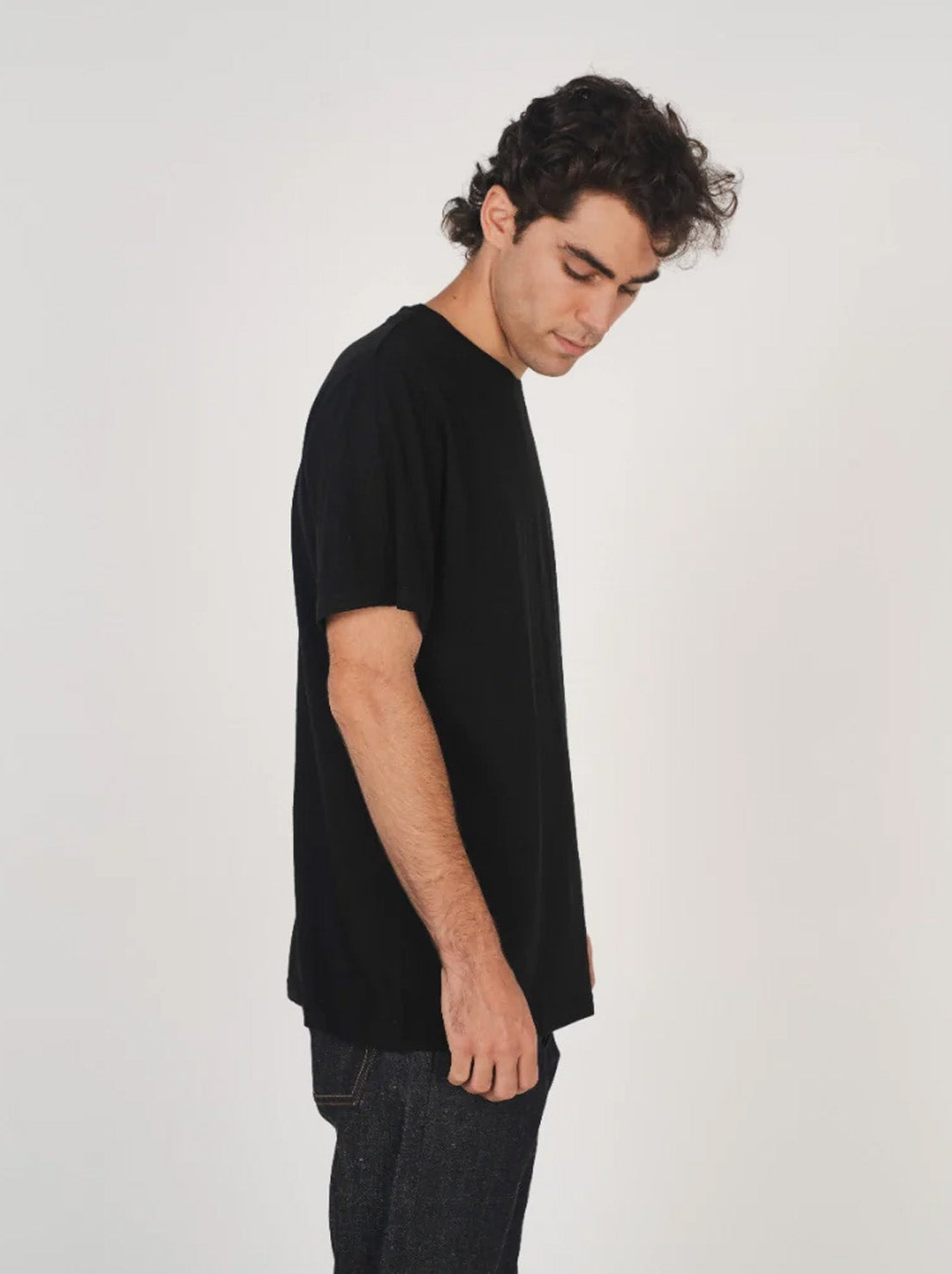 Hemp Clothing Australia - Mens Classic T-Shirt - Black