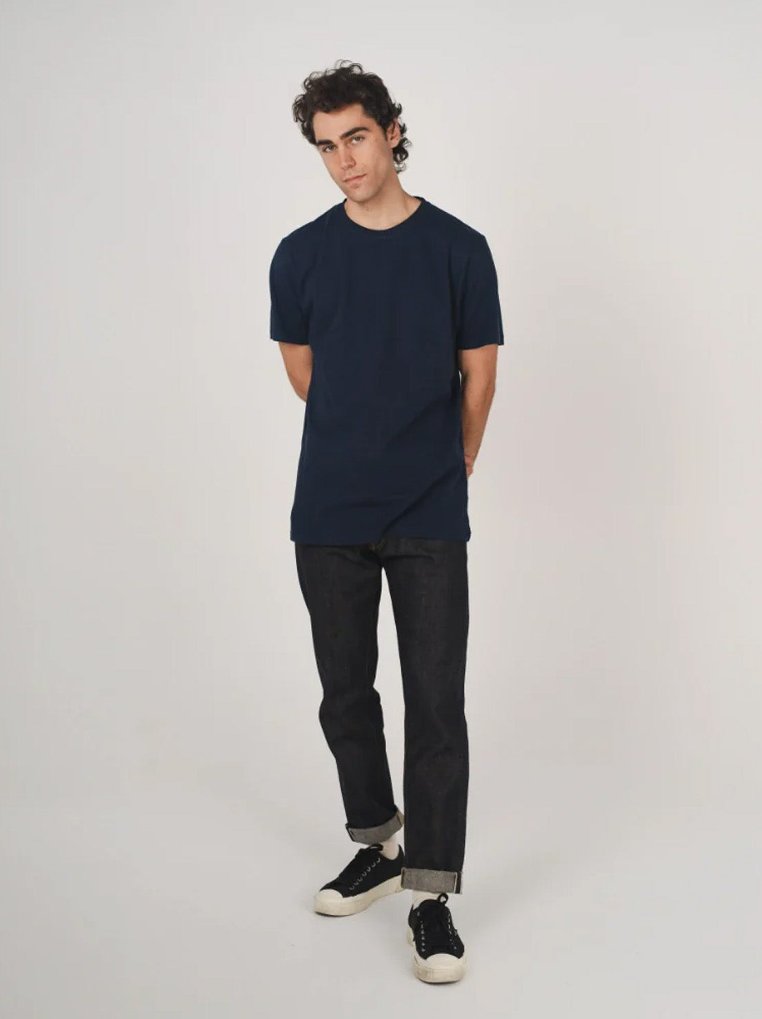Hemp Clothing Australia - Mens Classic T-Shirt - Navy