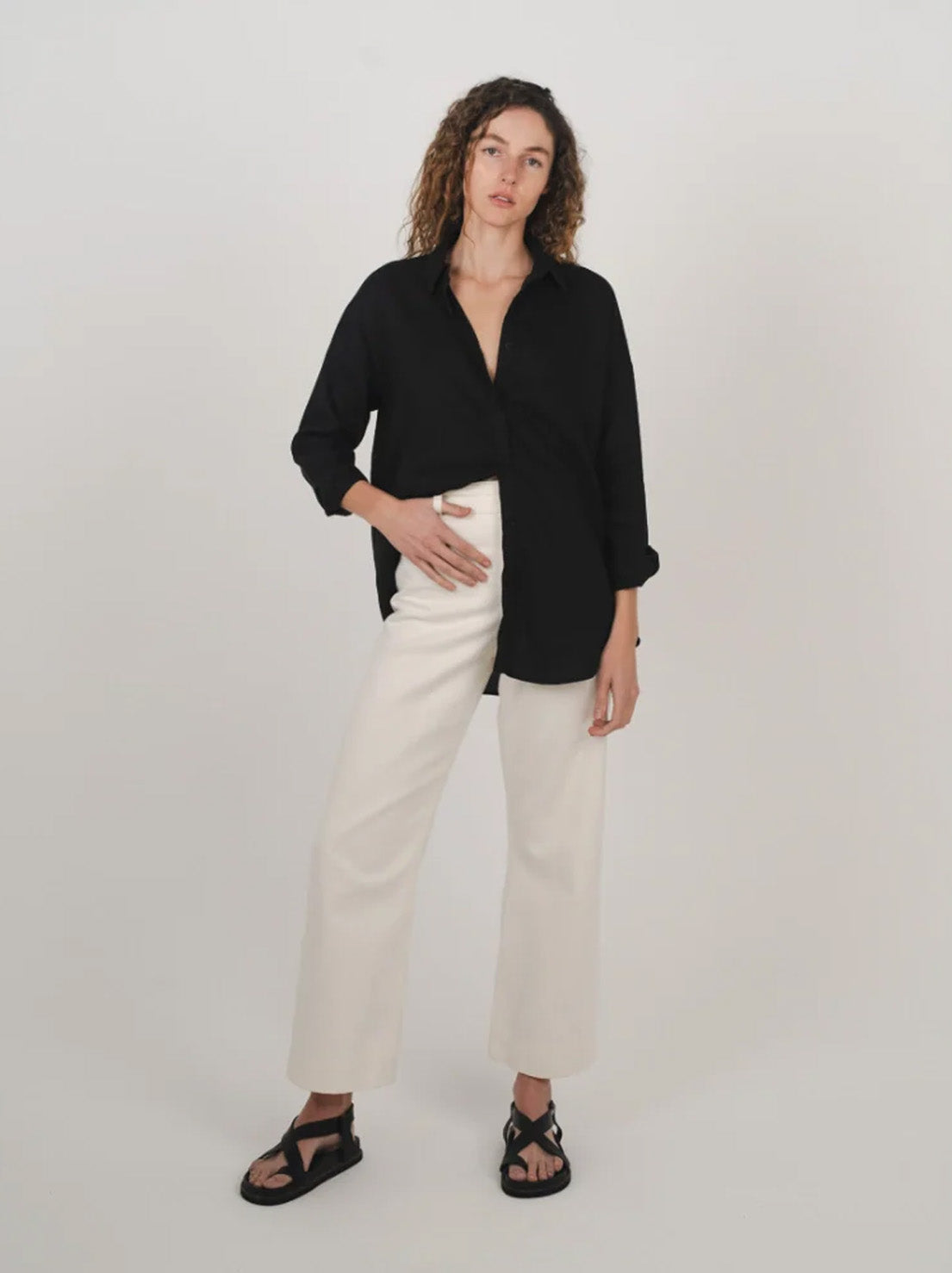 Hemp Clothing Australia - Stirling Shirt - Black