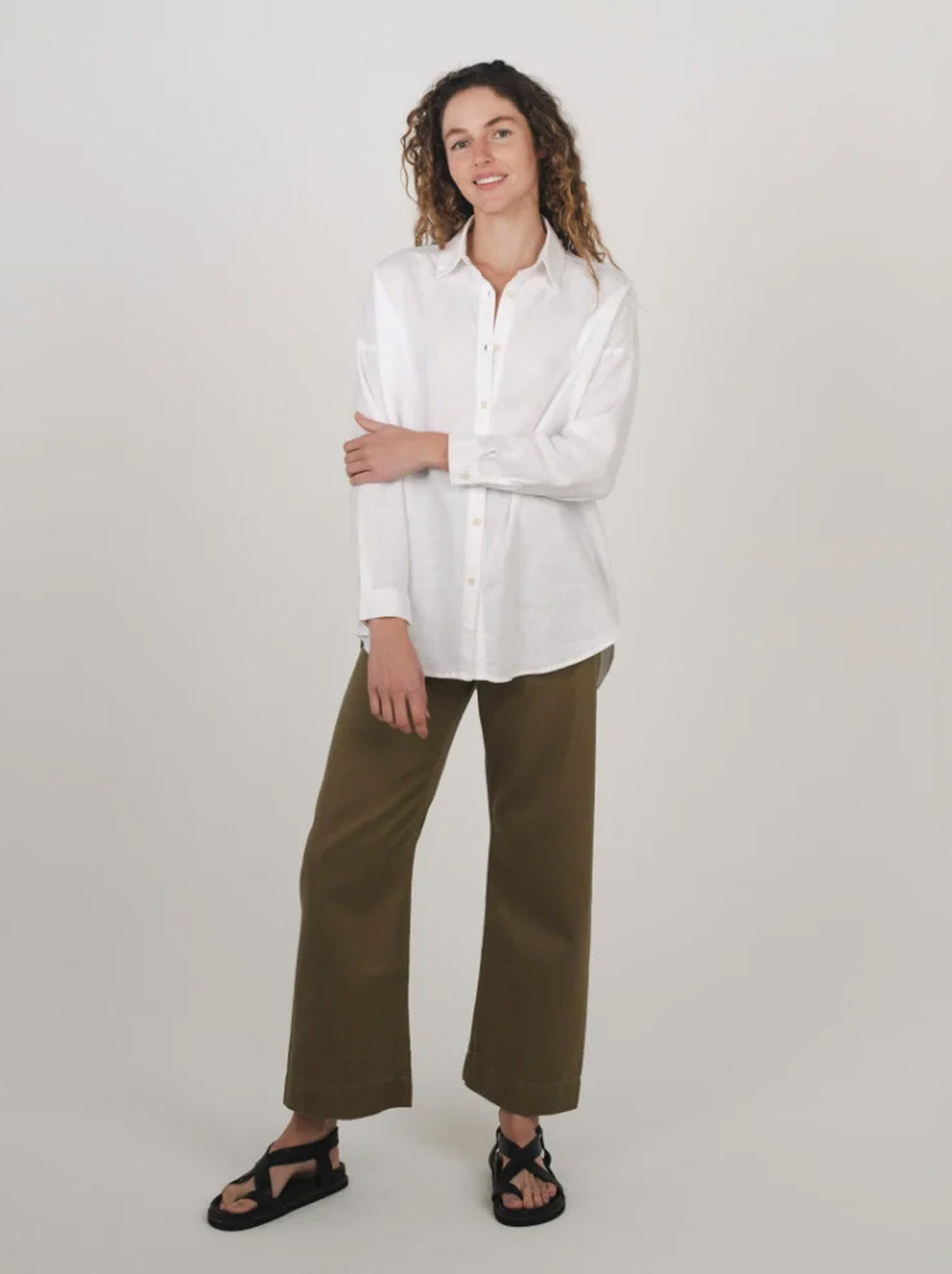 Hemp Clothing Australia - Stirling Shirt - White