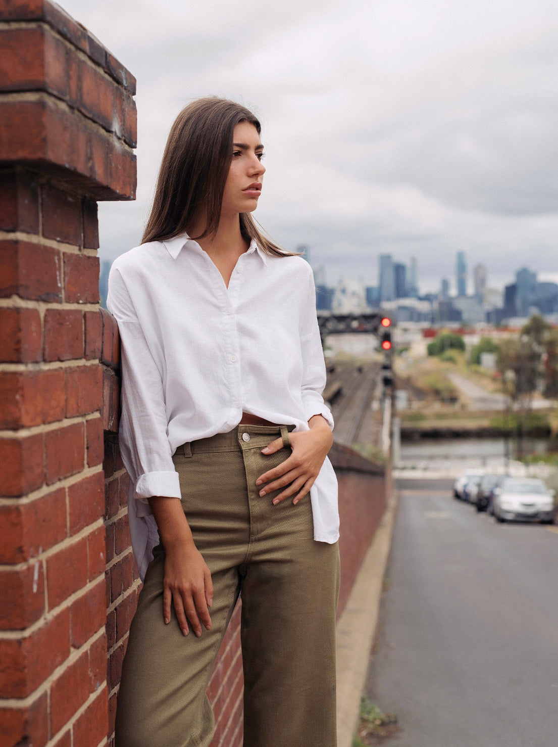 Hemp Clothing Australia - Stirling Shirt - White