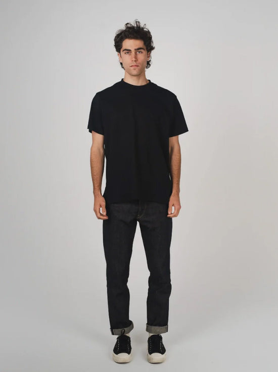 Hemp Clothing Australia - Unisex Boxy Tee - Black