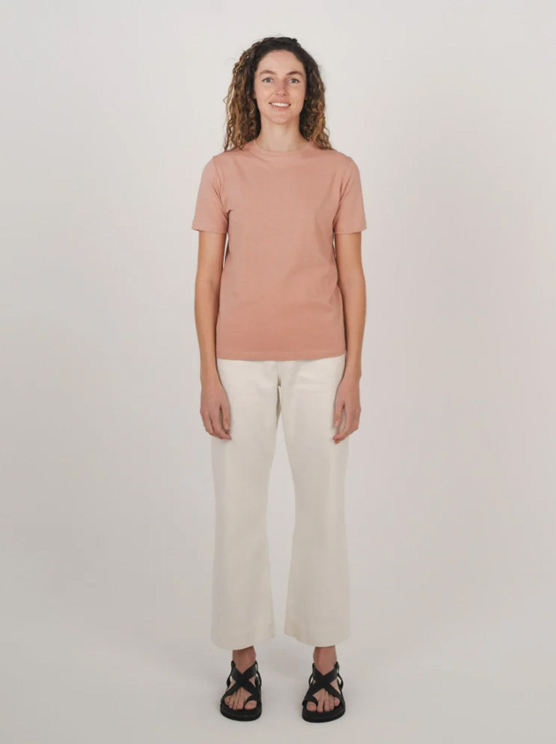 Hemp Clothing Australia - Womens Classic Tee - Cameo Rose