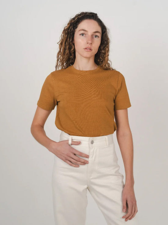 Hemp Clothing Australia - Womens Classic Tee - Honey