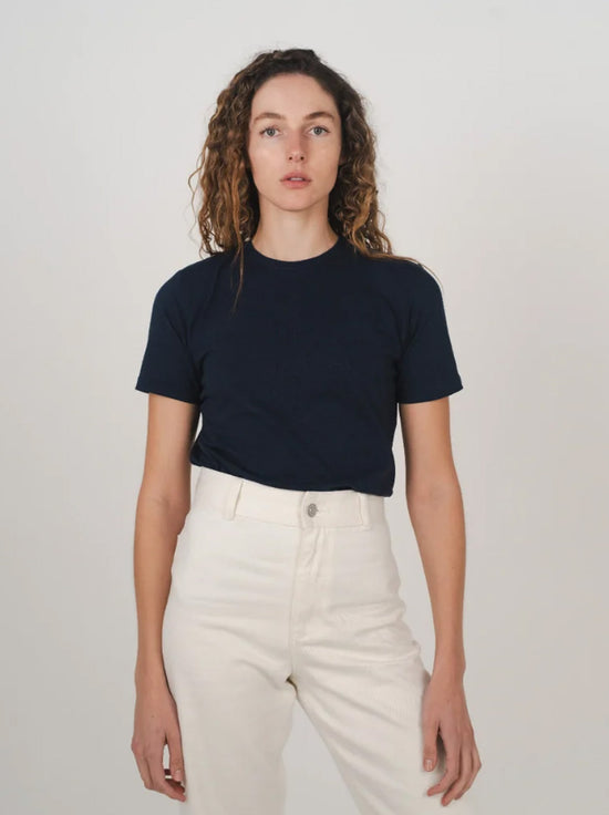 Hemp Clothing Australia - Womens Classic Tee - Navy