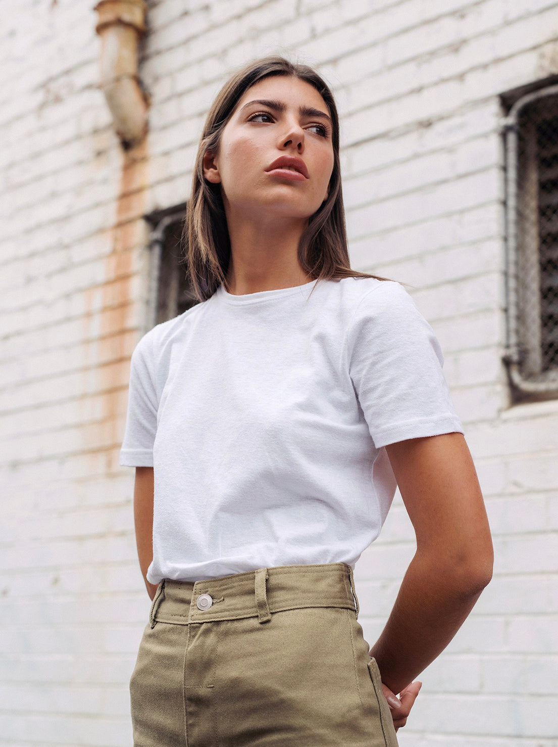 Hemp Clothing Australia - Womens Classic Tee - White