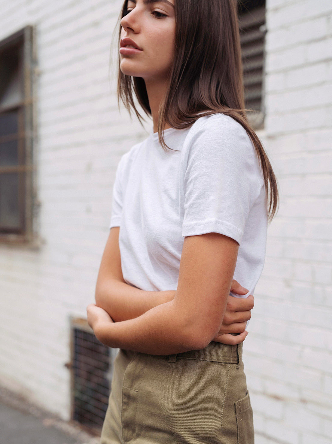 Hemp Clothing Australia - Womens Classic Tee - White