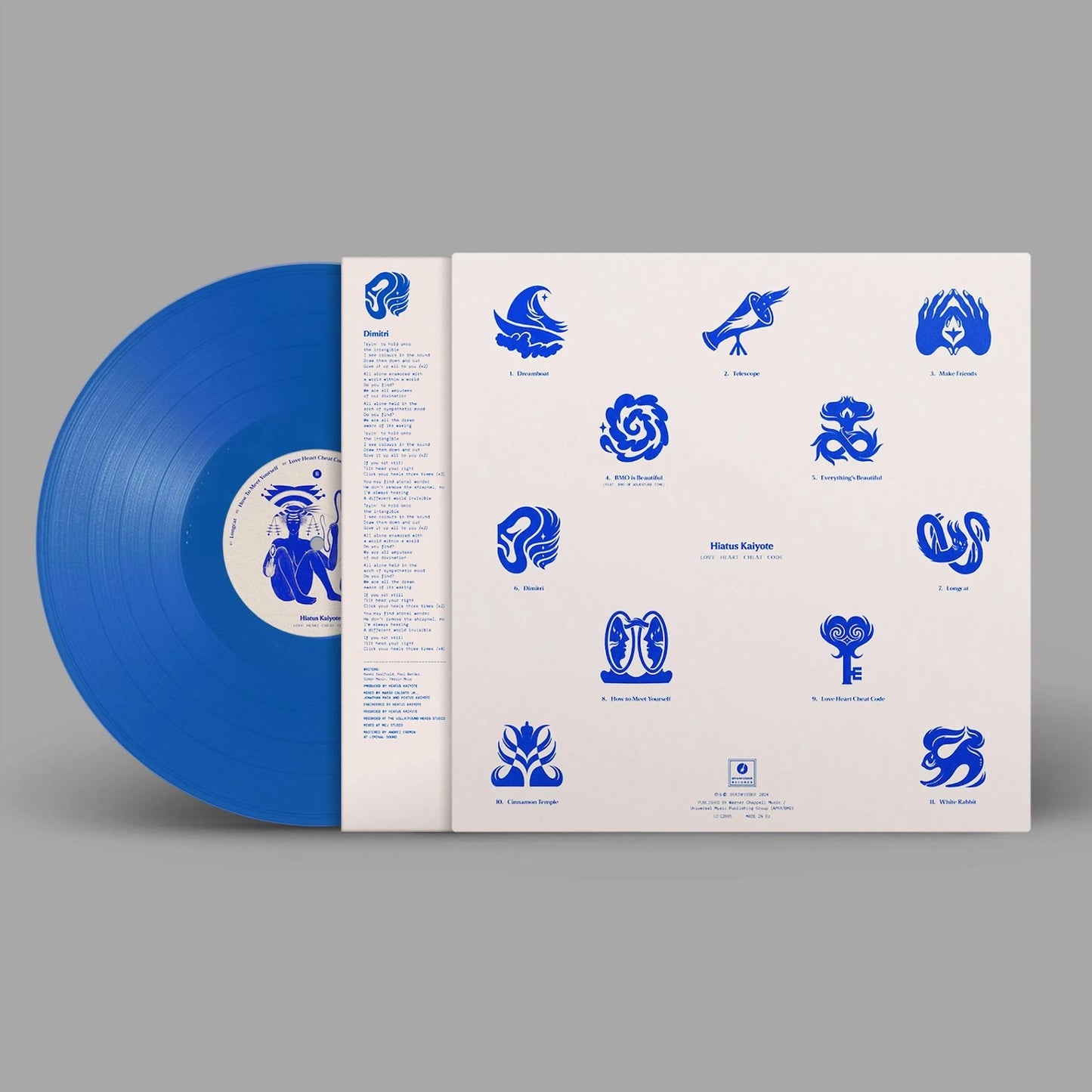 Hiatus Kaiyote - Love Heart Cheat Code. LP [Ltd. Ed. 140g Blue Vinyl]