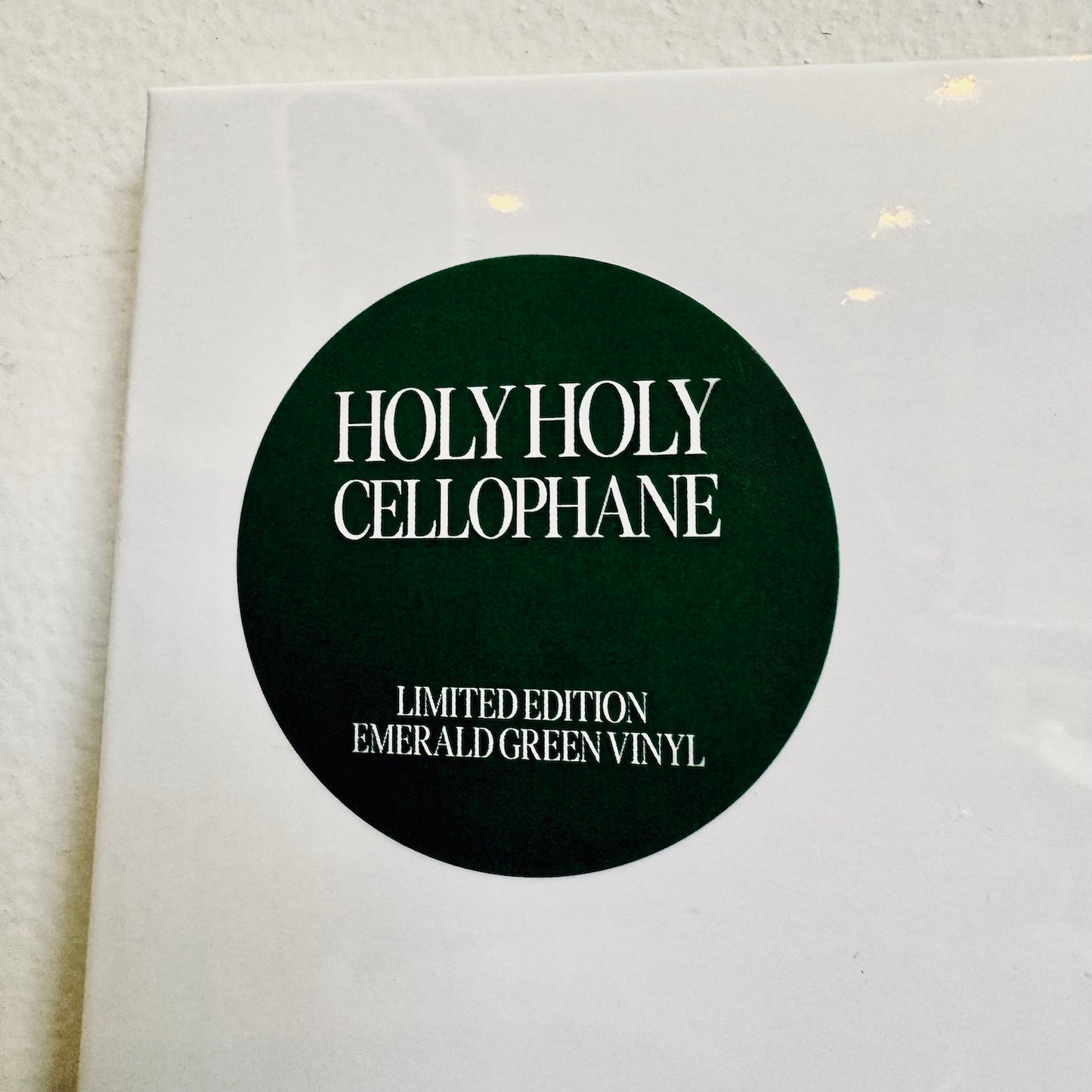 Holy Holy - Cellophane. LP [Ltd. Ed. Emerald Green Vinyl]