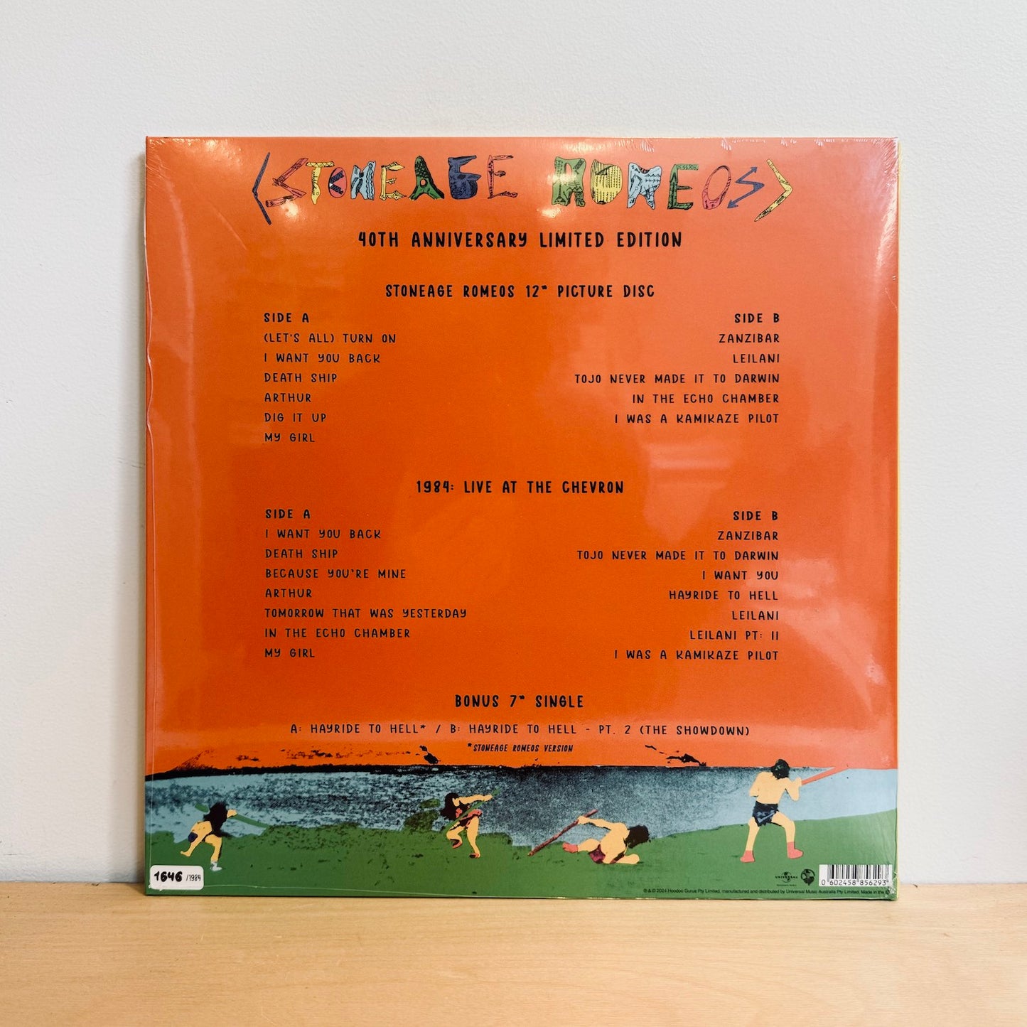 Hoodoo Gurus - Stoneage Romeos. 2LP [Deluxe 40th Anniversary Picture Disc Double Vinyl w. Bonus Orange 7"]