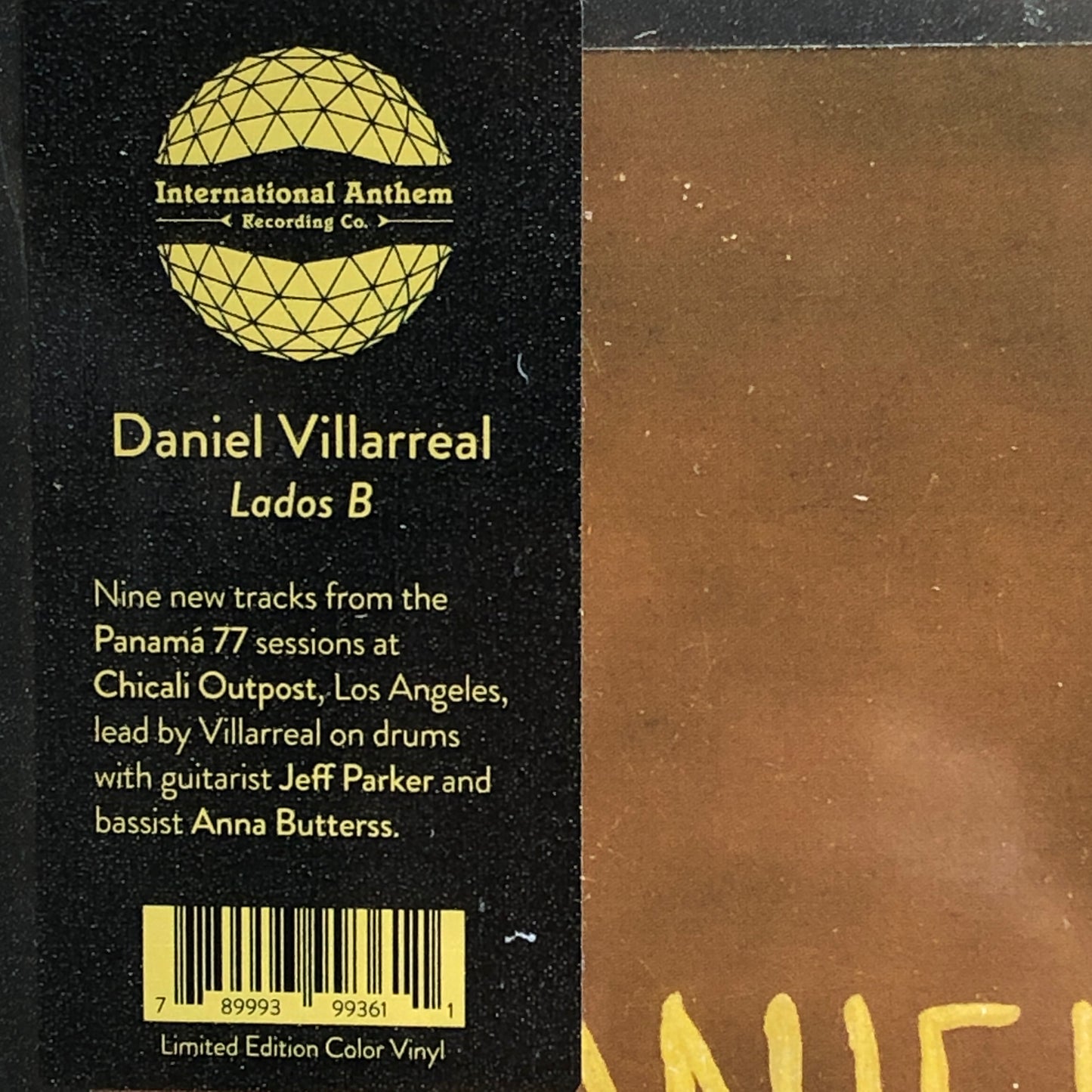 Daniel Villarreal - Lados B. LP [Ltd. Ed. Cigar Smoke Vinyl]