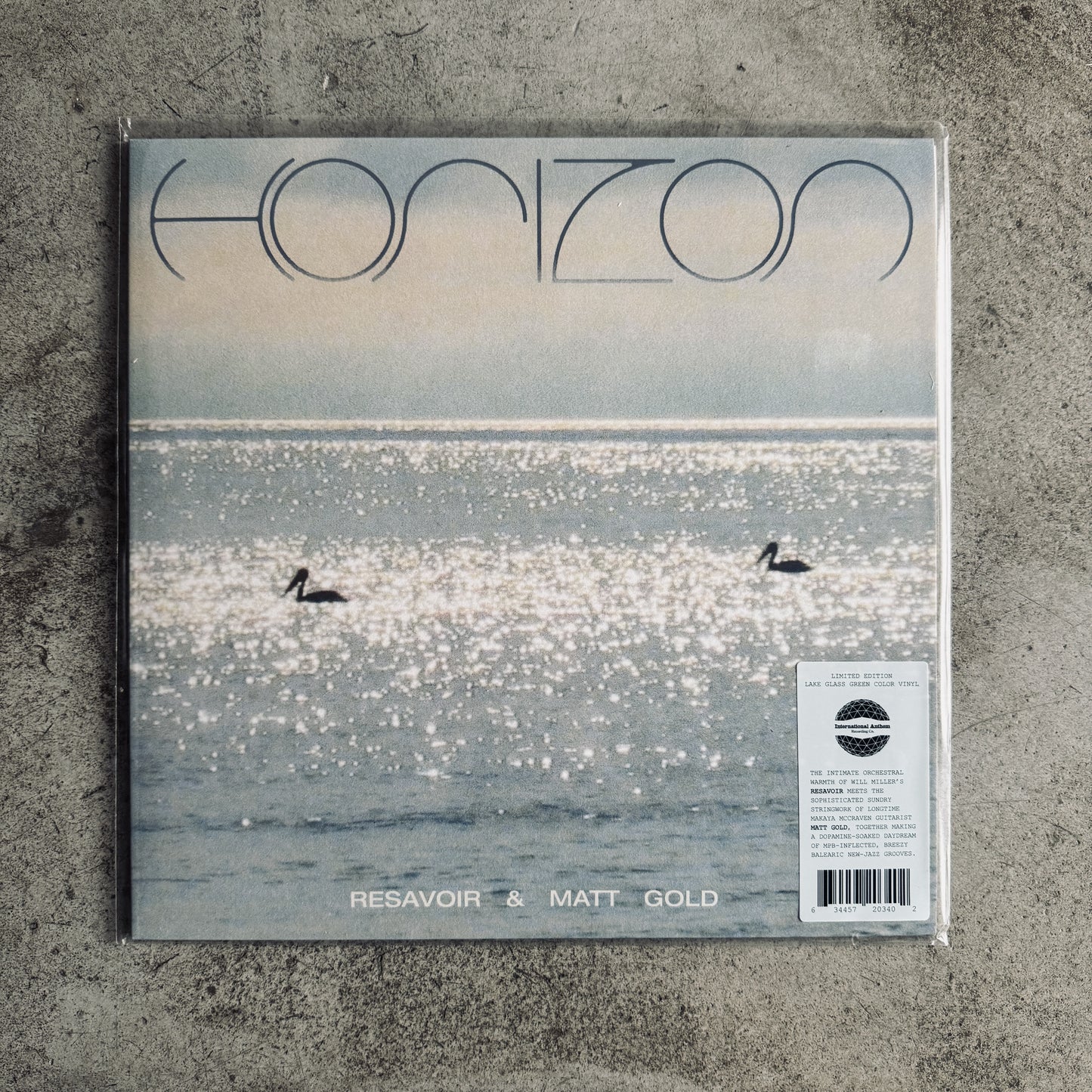 Resavoir & Matt Gold - Horizon. LP [Ltd Ed. Lake Glass Green Vinyl]