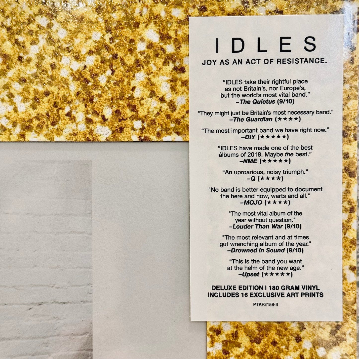 Idles - Joy As An Act Of Resistance. LP [Deluxe Ed. 180gram Vinyl + 16 Exclusive Art Prints]
