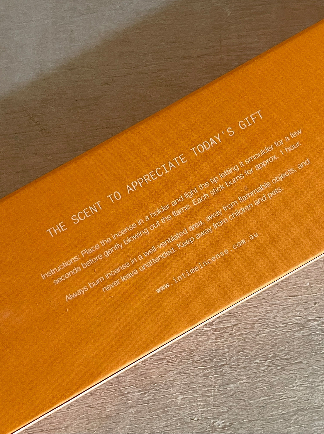 In Time Incense - 6PM Gratitude Incense