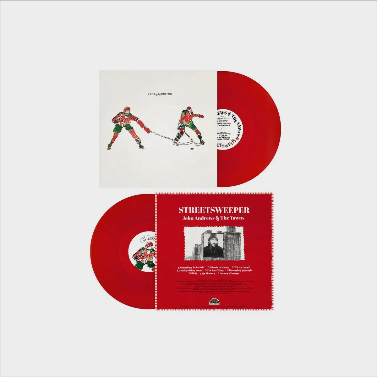 John Andrews & The Yawns - Streetsweeper. LP [Jersey Devil Red Vinyl]