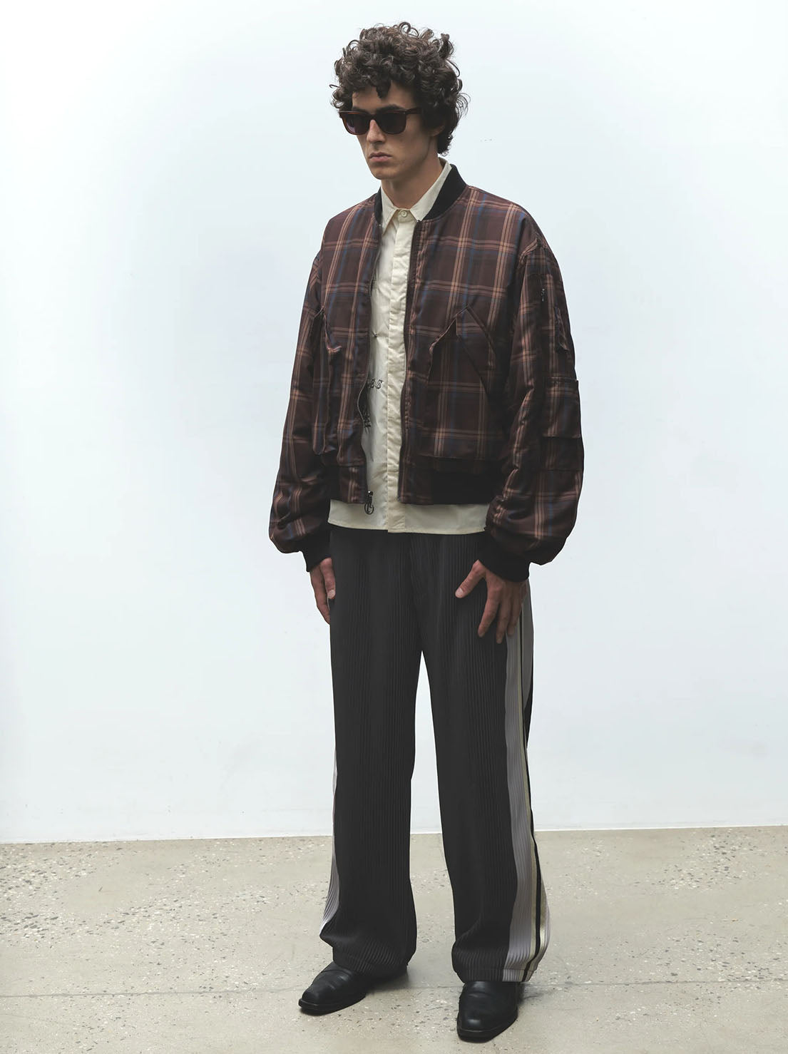 Jungles Jungles - Already In Heaven Reversible Bomber - Plaid