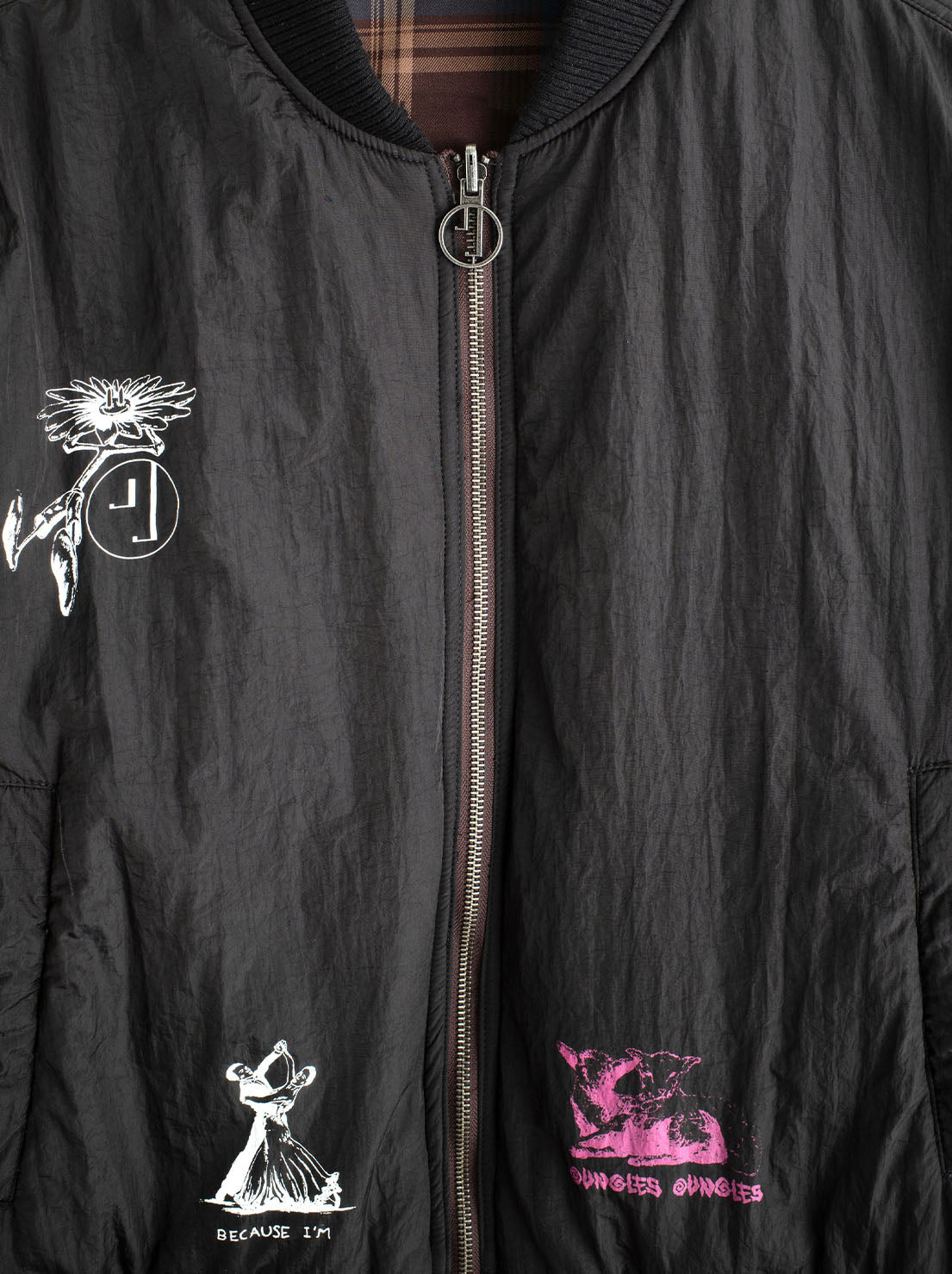 Jungles Jungles - Already In Heaven Reversible Bomber - Plaid