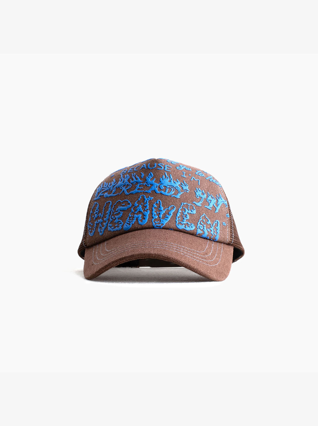 Jungles Jungles - Already In Heaven Trucker Cap - Brown Denim