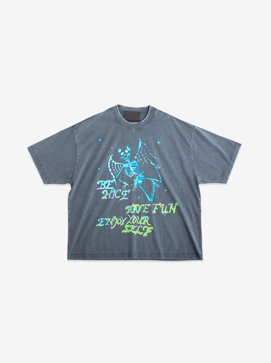 Jungles Jungles - Enjoy Yourself Tee - Vintage Blue