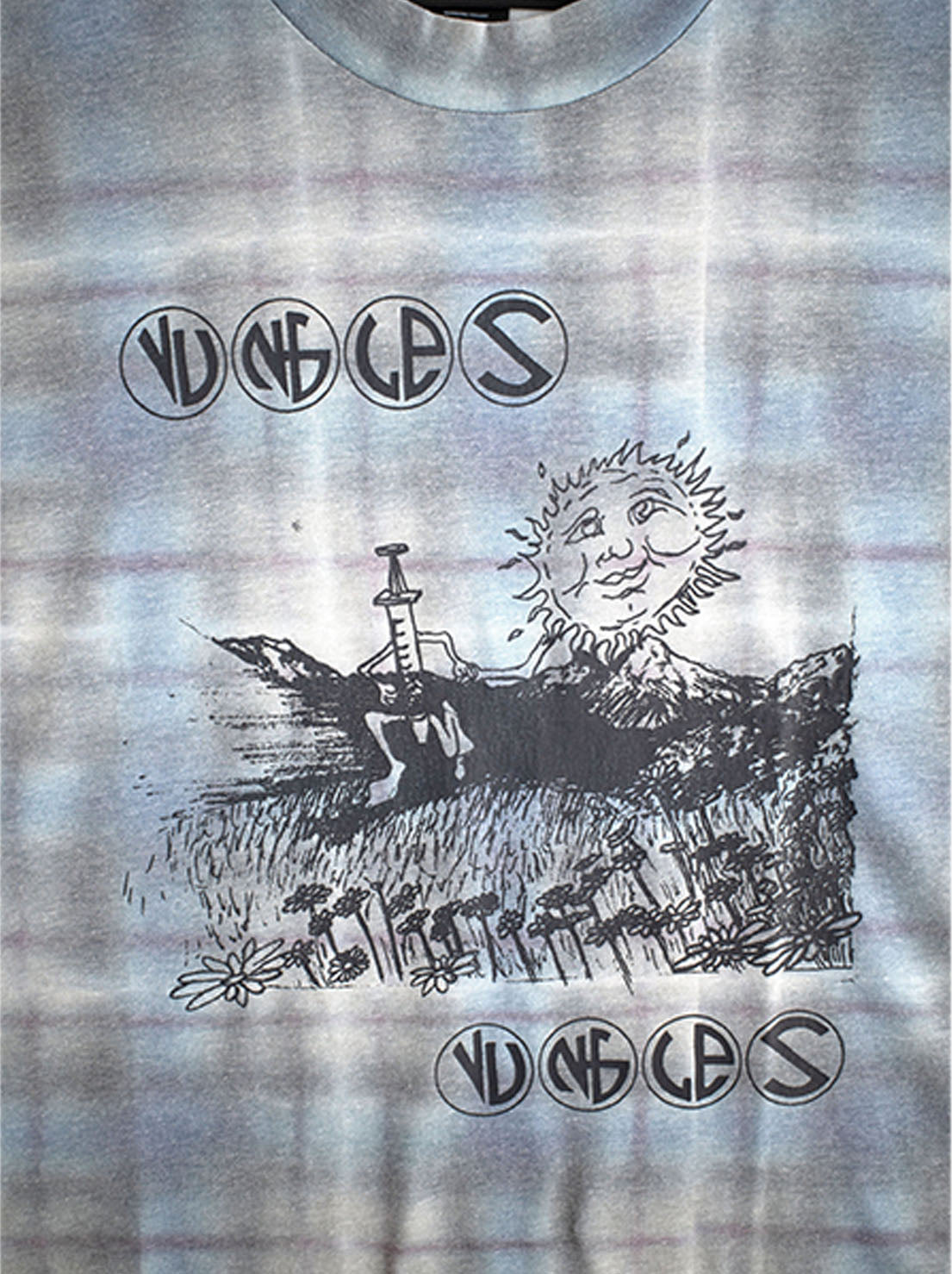 Jungles Jungles - Field Of Daisies Tartan Tee - Plaid