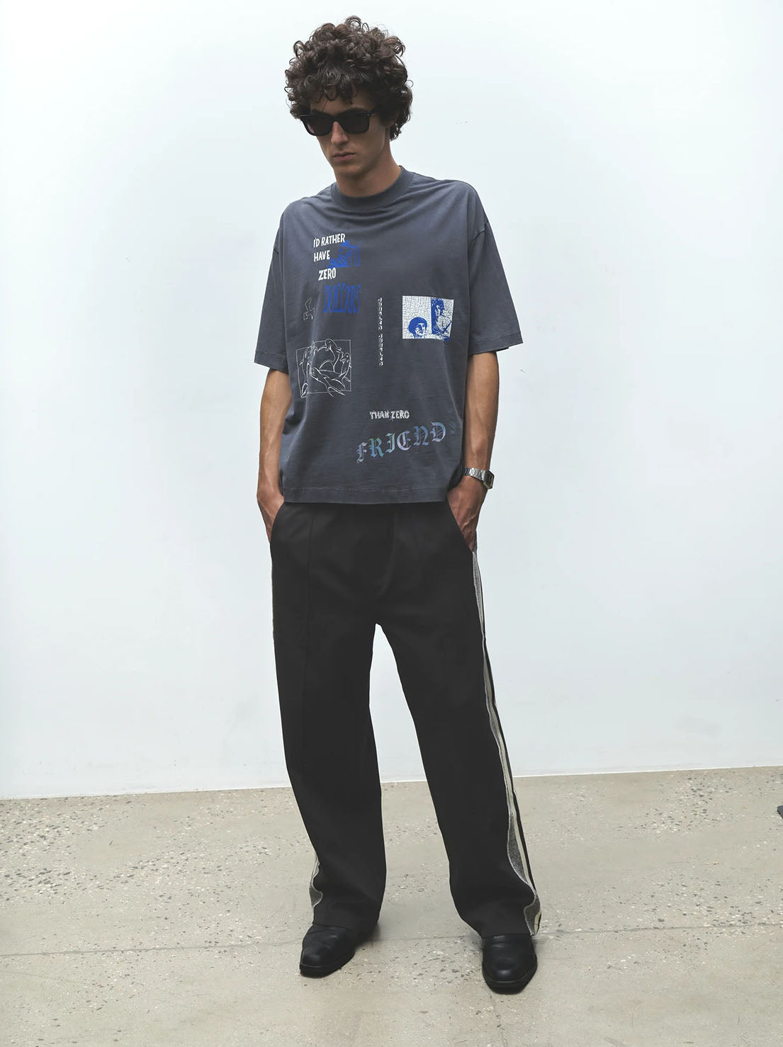 Jungles Jungles - I'd Rather Tee - Vintage Blue