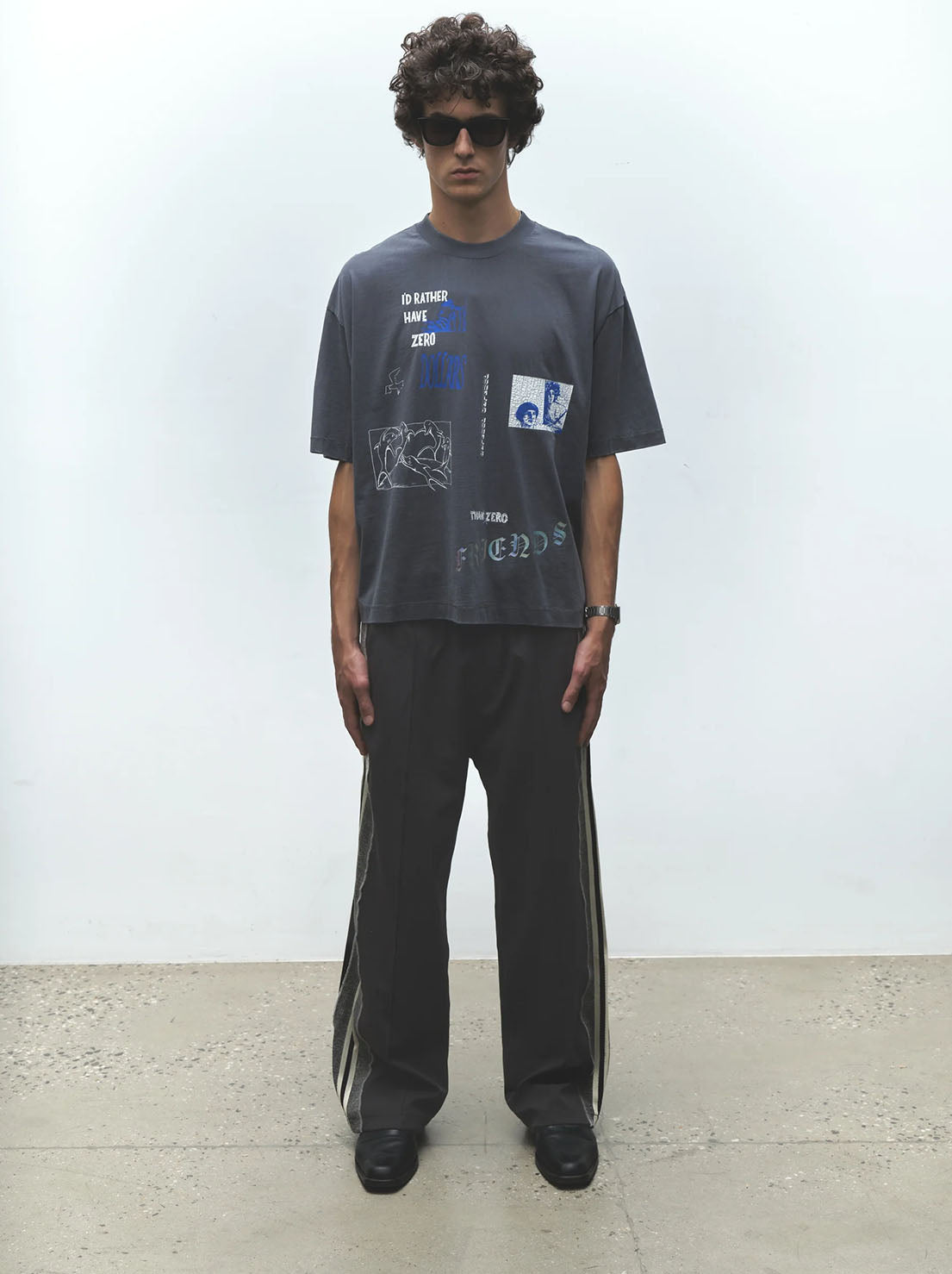 Jungles Jungles - I'd Rather Tee - Vintage Blue