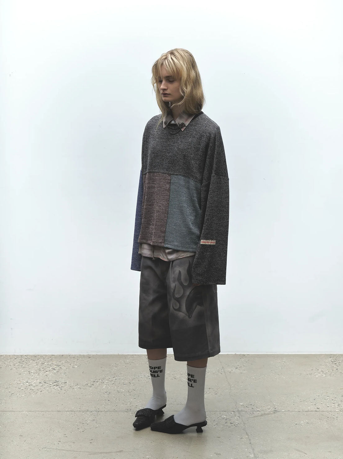 Jungles Jungles - Panelled Speckled Knit - Multi