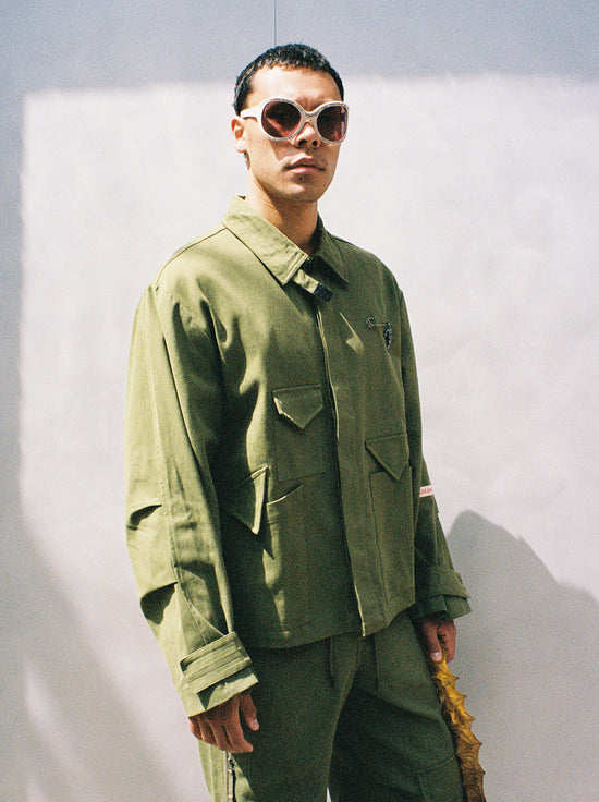 Jungles Jungles - Pockets Field Jacket - Green