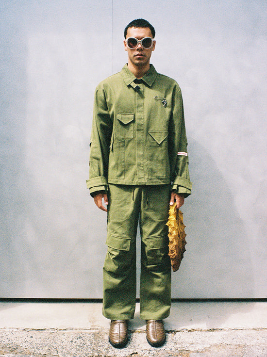 Jungles Jungles - Pockets Field Jacket - Green