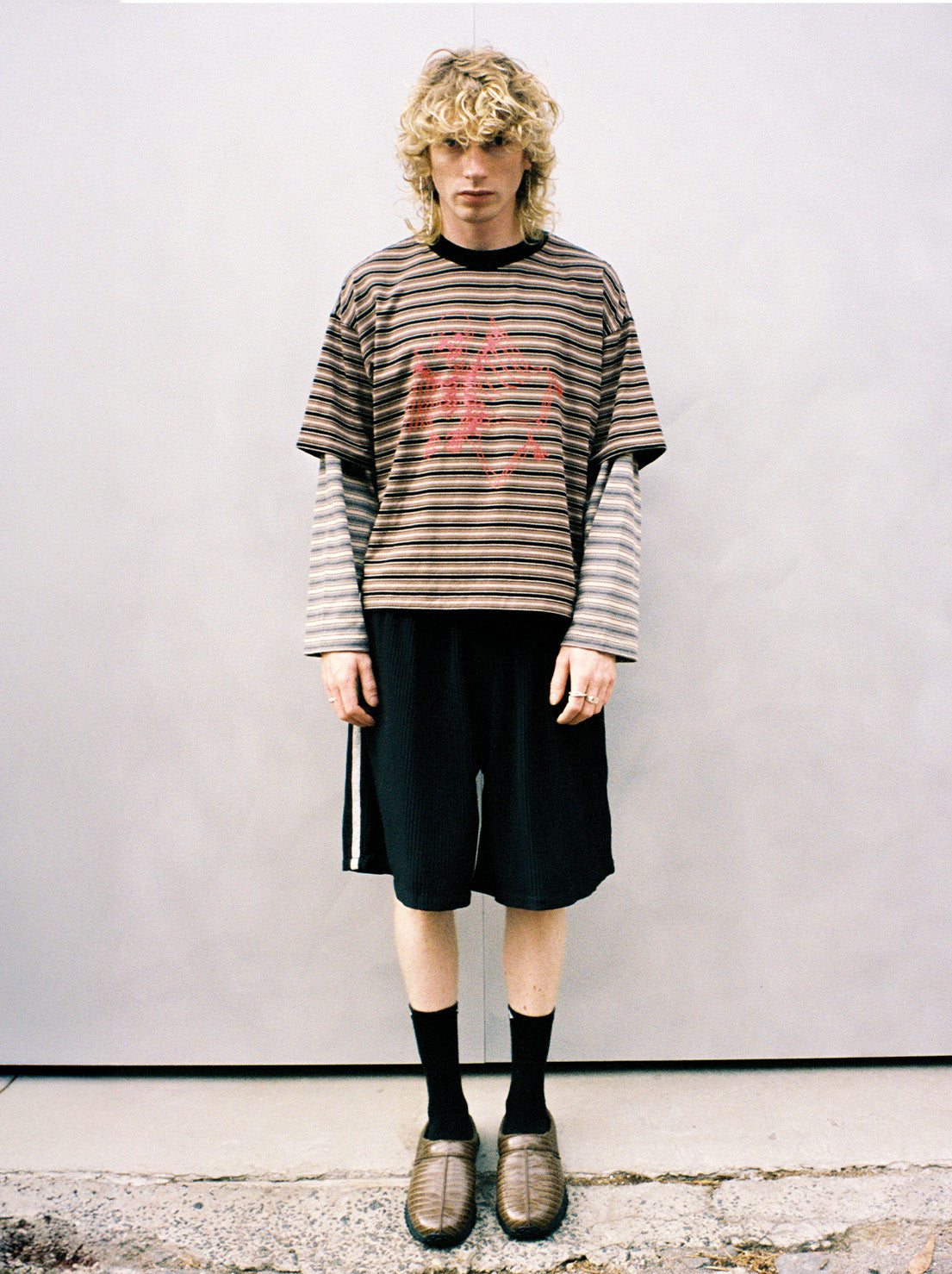 Jungles Jungles - Skeleton Stripe Long Sleeve - Stripe