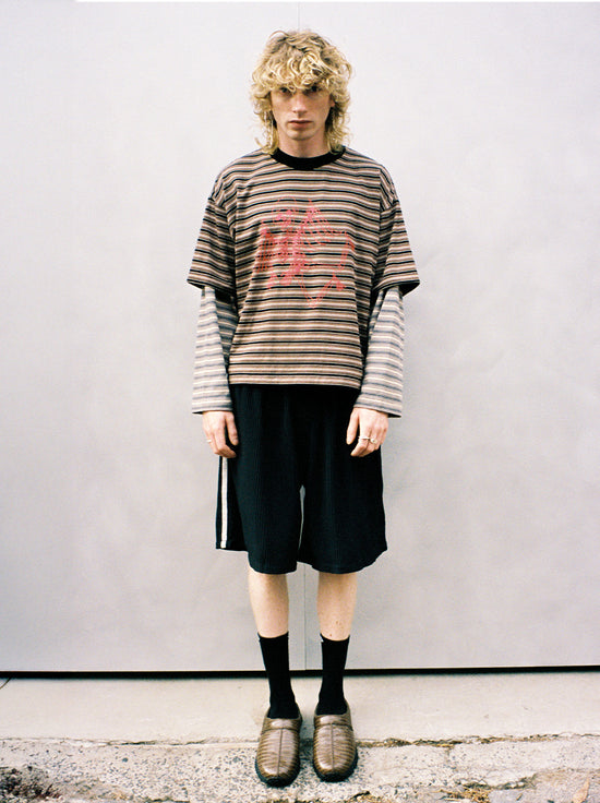 Jungles Jungles - Skeleton Stripe Long Sleeve - Stripe