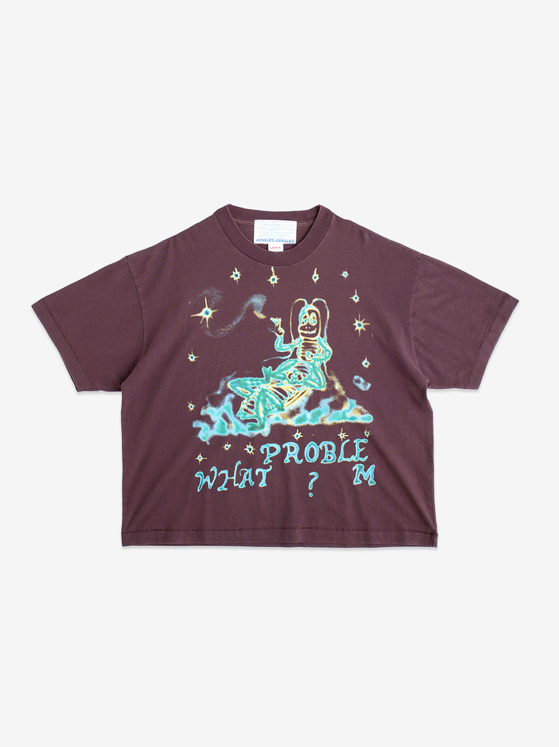 Jungles Jungles - What Problem? Tee - Vintage Brown
