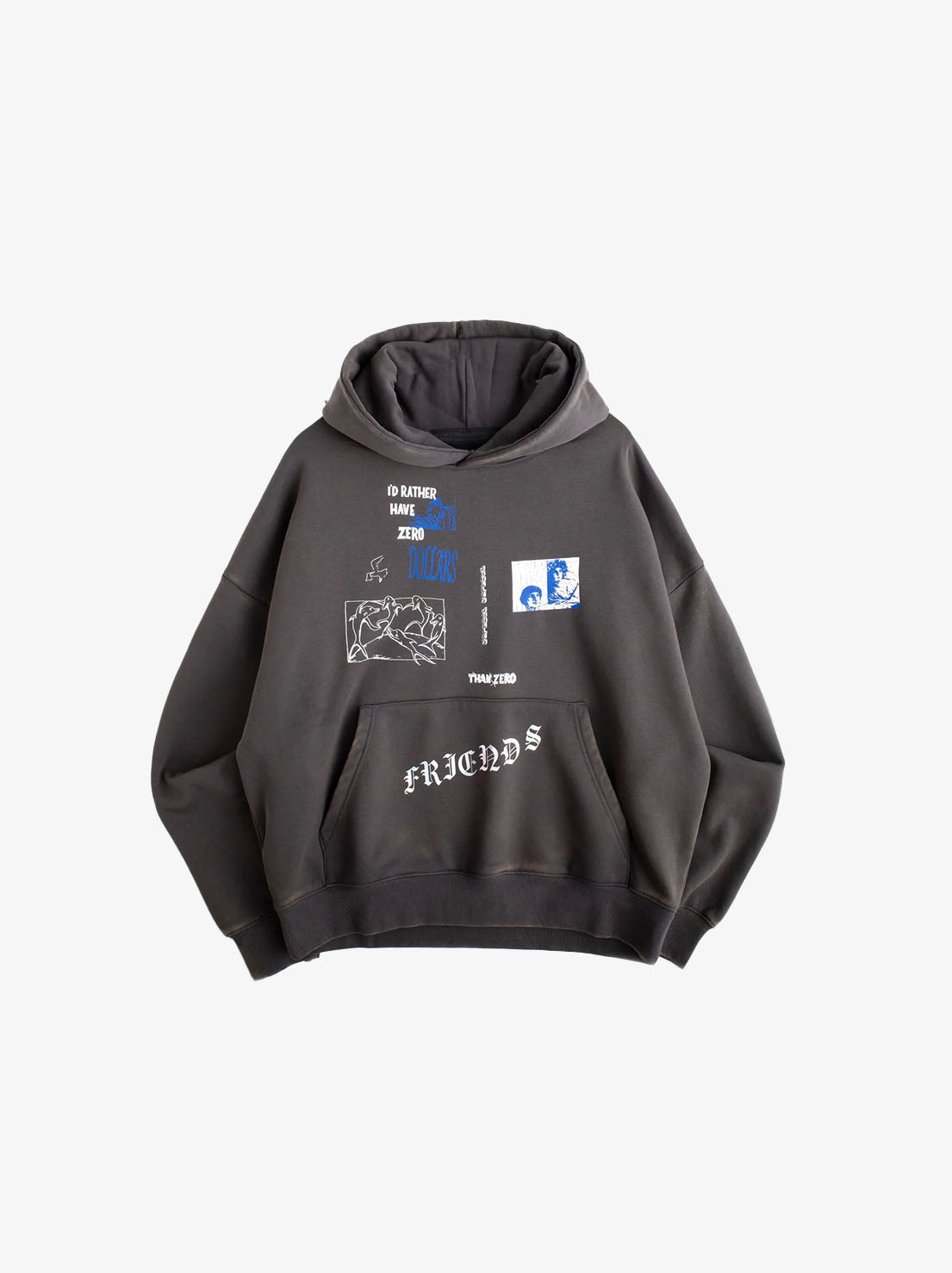 Jungles Jungles - Zero Dollars Hoodie - Vintage Grey