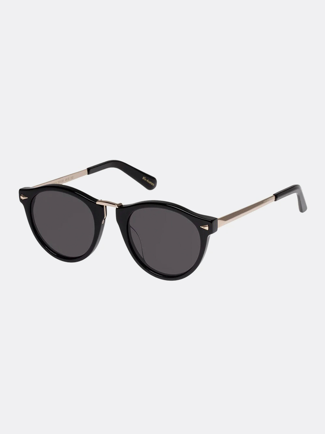 Karen Walker Eyewear - Helter Skelter Sunglasses - Black / Gold