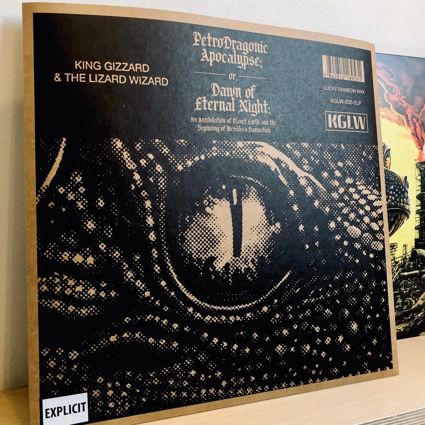 King Gizzard & The Lizard Wizard - PetroDragonic Apocalypse; or, Dawn of Eternal Night: An Annihilation of Planet Earth and the Beginning of Merciless Damnation. 2LP [Lucky Rainbow Wax Edition]