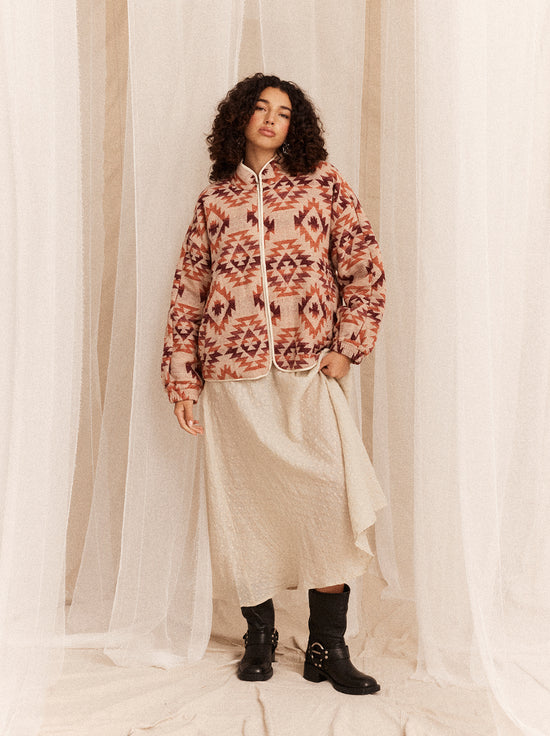 Kinga Csilla - Azteca Tsunami Jacket - Peach