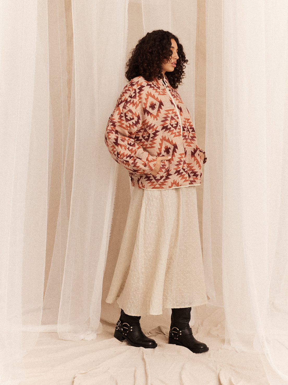 Kinga Csilla - Azteca Tsunami Jacket - Peach