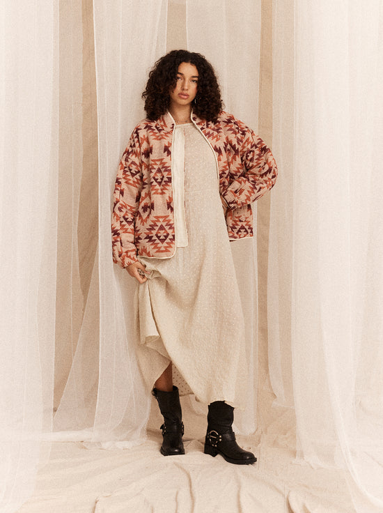 Kinga Csilla - Azteca Tsunami Jacket - Peach