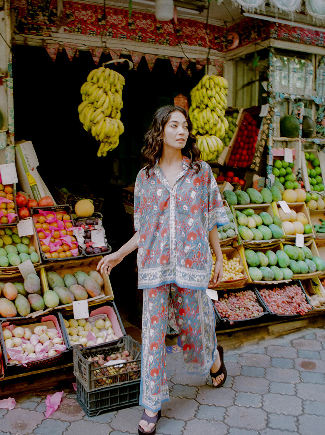 Kinga Csilla - Cortono Lae Shirt - Block Print