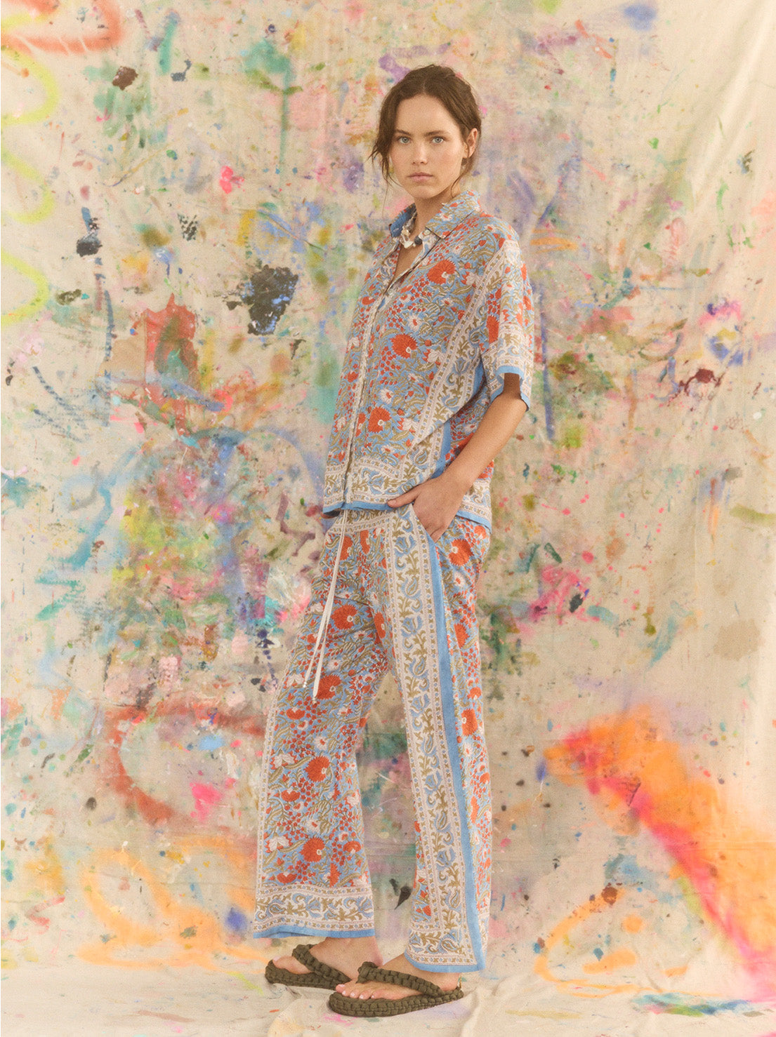 Kinga Csilla - Cortono Shyla Pant - Block Print