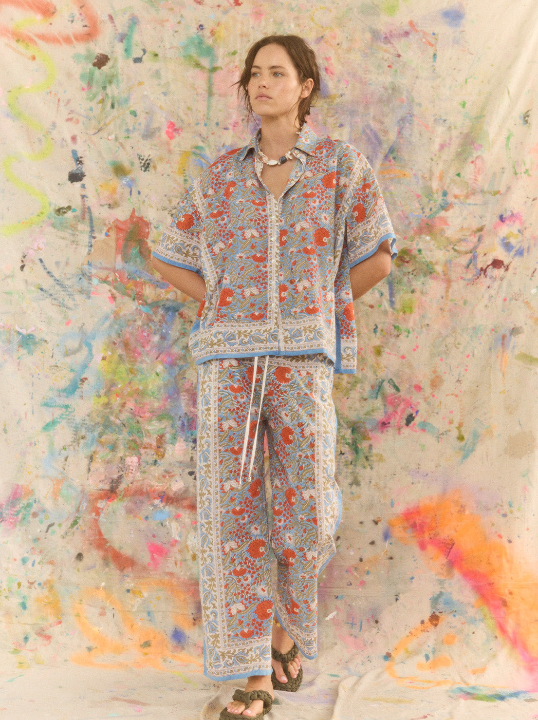 Kinga Csilla - Cortono Shyla Pant - Block Print