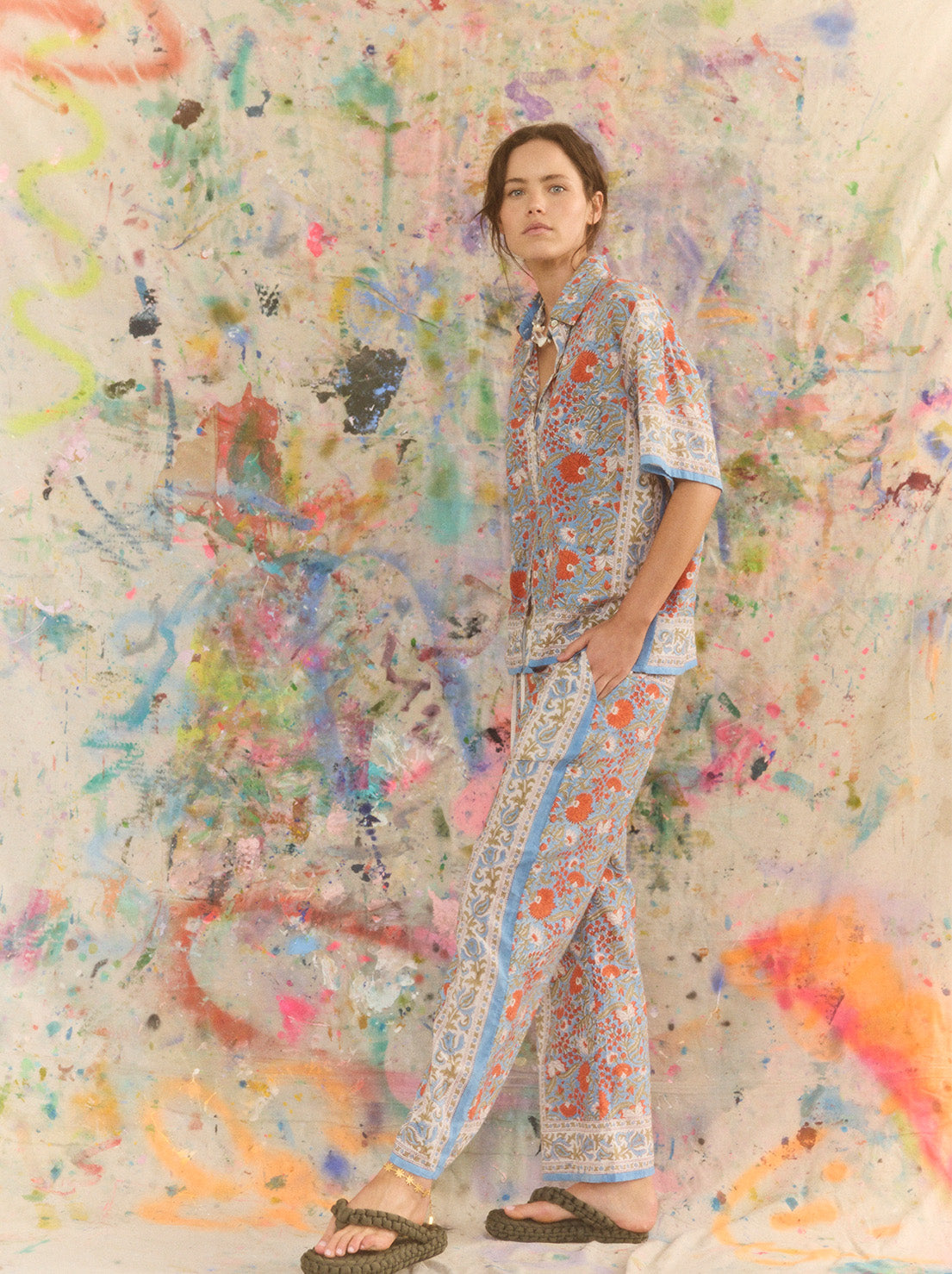 Kinga Csilla - Cortono Shyla Pant - Block Print