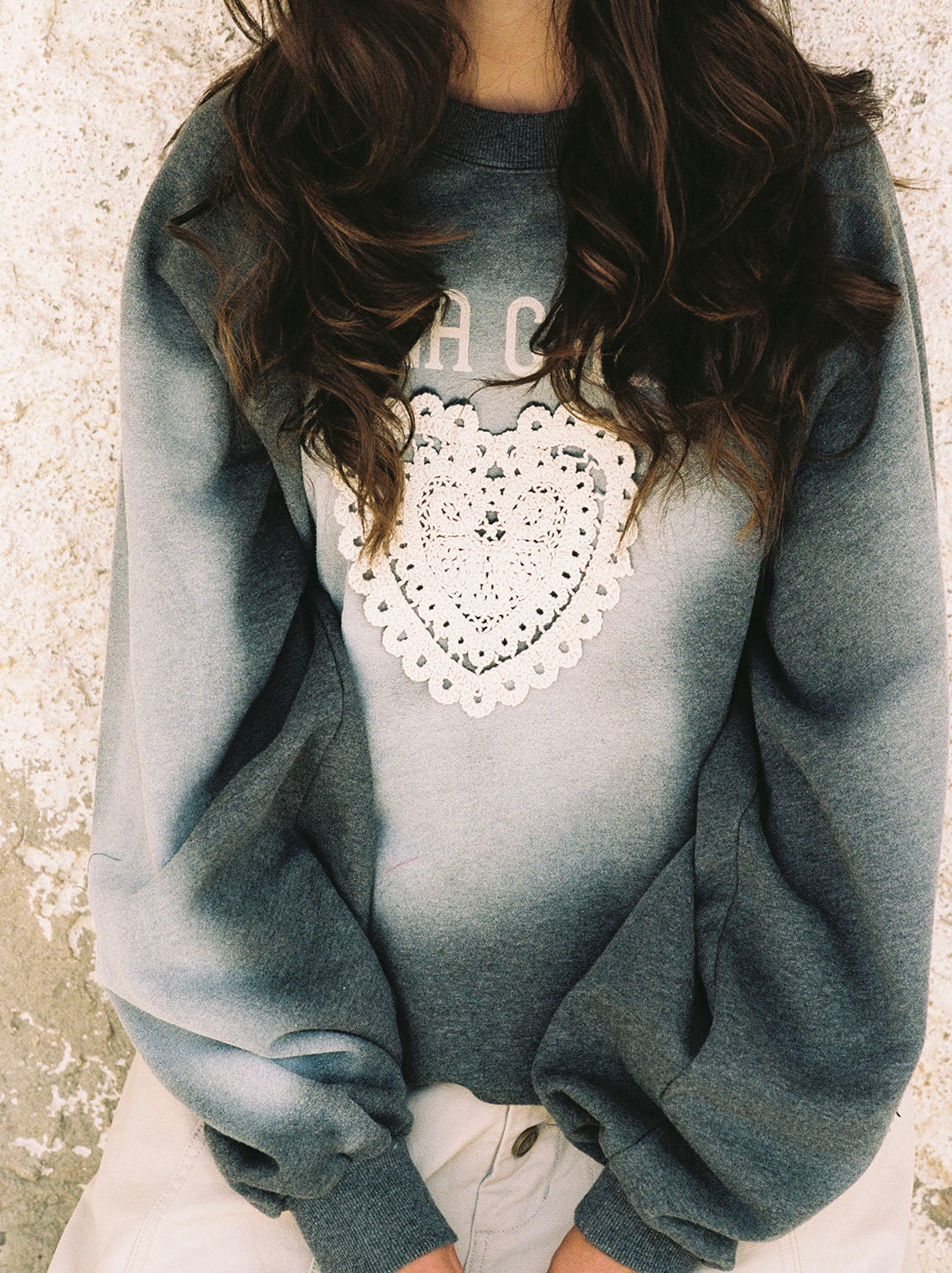 Kinga Csilla - Day Hearts Med Jumper - Grey