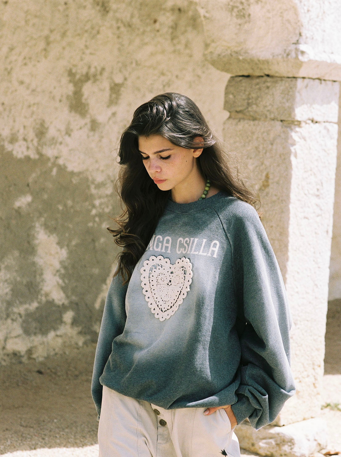 Kinga Csilla - Day Hearts Med Jumper - Grey