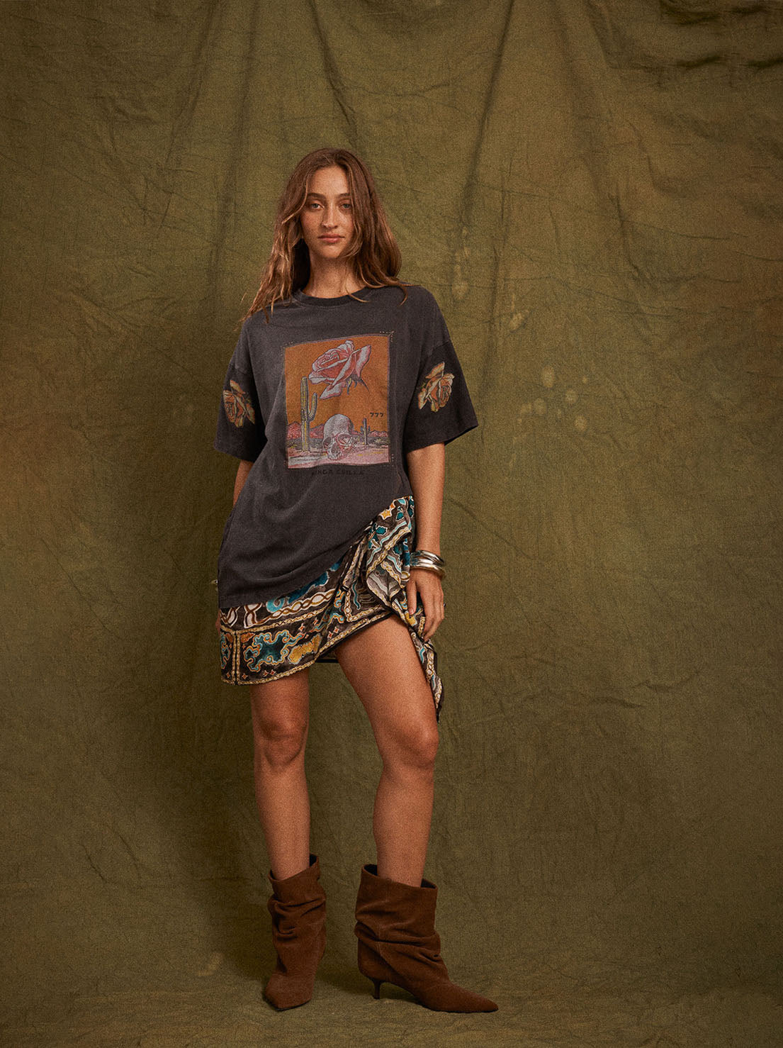Kinga Csilla - Desert Rose Tee - Black