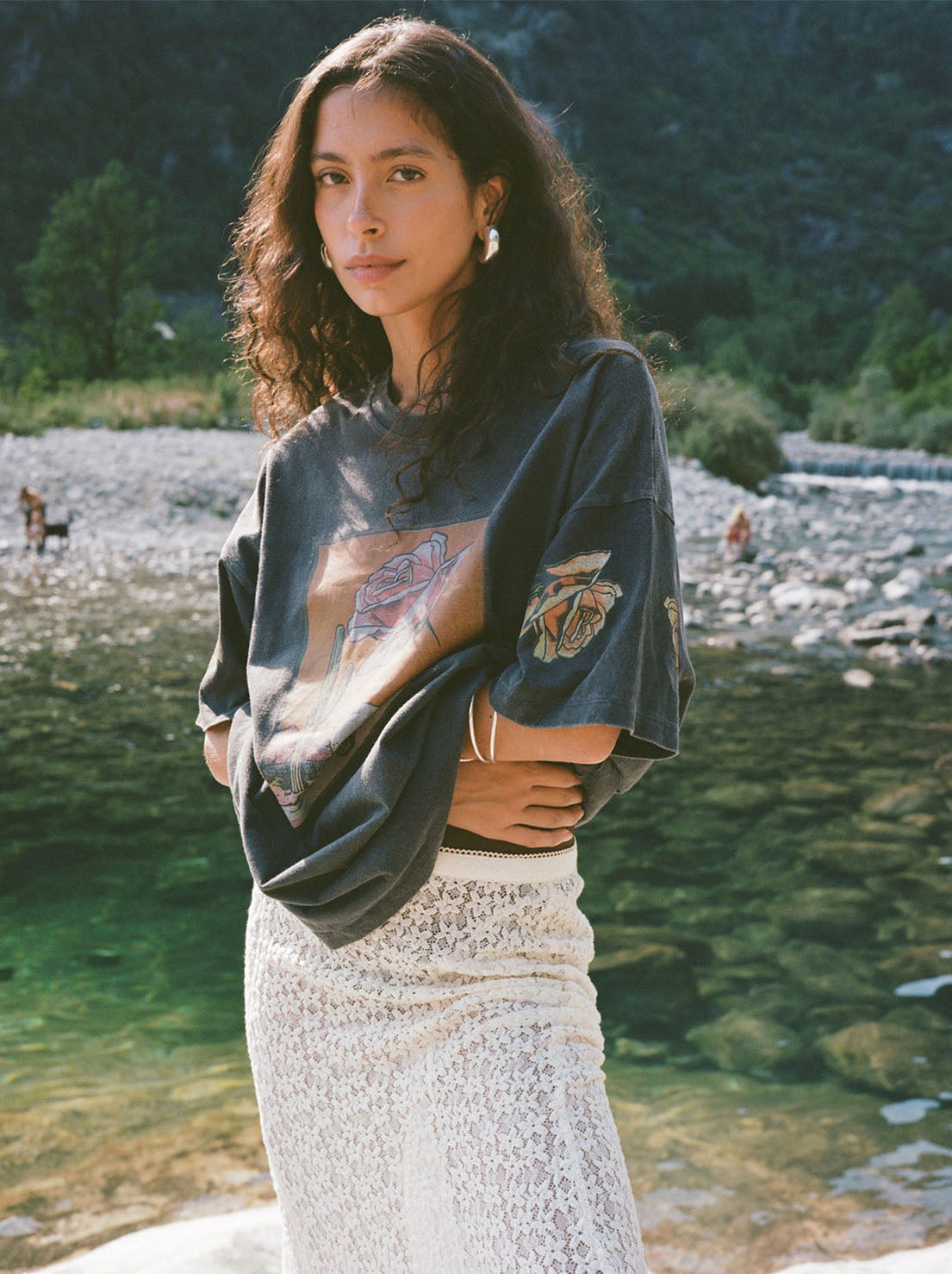 Kinga Csilla - Desert Rose Tee - Black