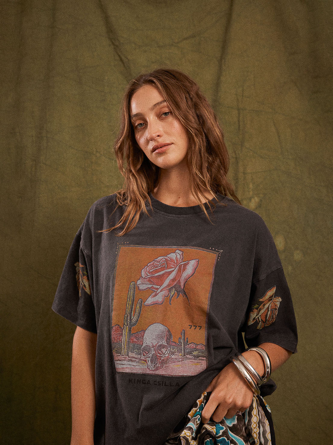 Kinga Csilla - Desert Rose Tee - Black