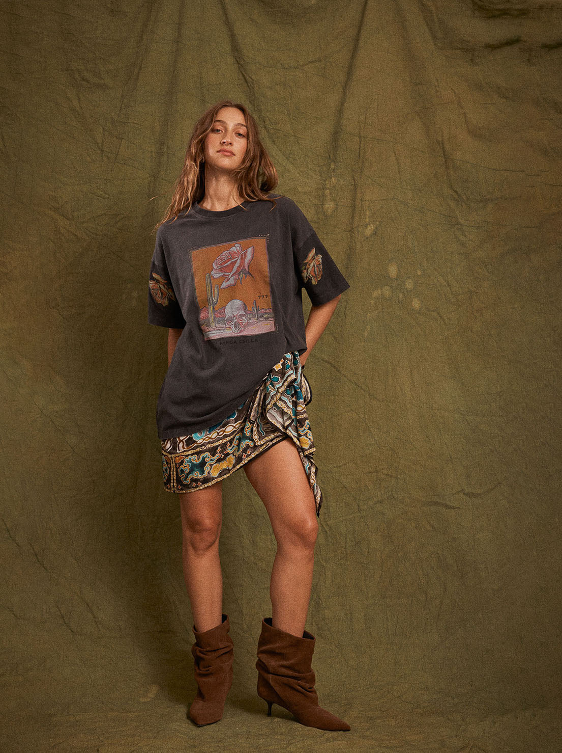 Kinga Csilla - Desert Rose Tee - Black